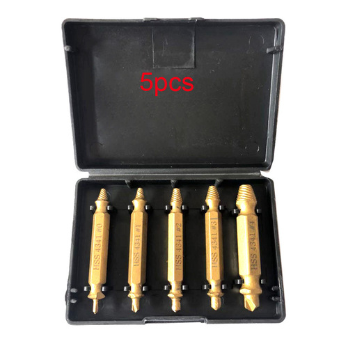 4341 set of double-headed sliding tooth extractor, broken-head screw extractor, double-headed screw sliding tooth removal tool