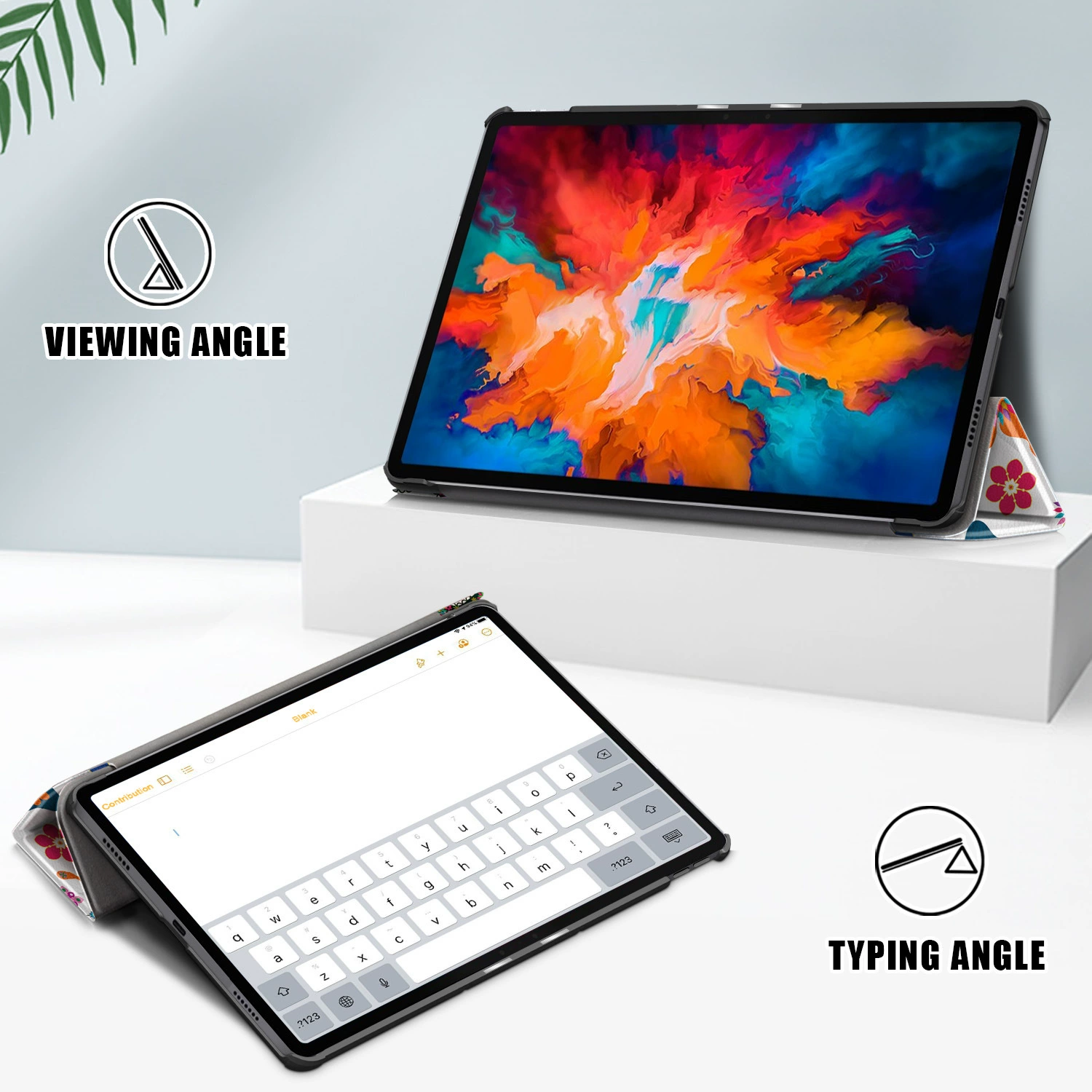 Подходит для планшета Lenovo TAB P11 PRO TB-J716F, защитный чехол TB-J706F Triple Follow Skin.