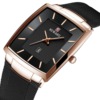 Waterproof men's watch, men's square calendar, quartz watches stainless steel