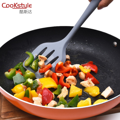 Cross-border silicone kitchenware 10-piece set cooking spoons and spatulas heat-resistant baking grilling kitchen supplies tools