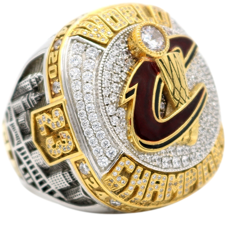 2016NBA Cleveland Cavaliers Championship Ring James MVP Basketball Fans Men's Ring Jewelry