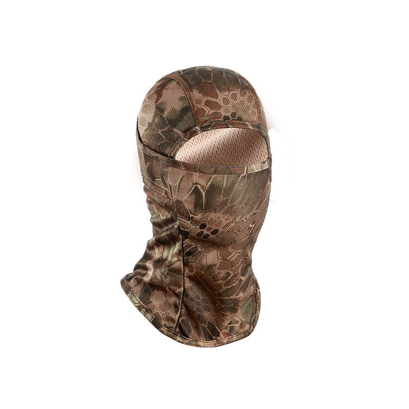 Camuflaje táctico sombrerería protección solar al aire libre anti-Arena camuflaje máscara de equitación caliente equipo táctico