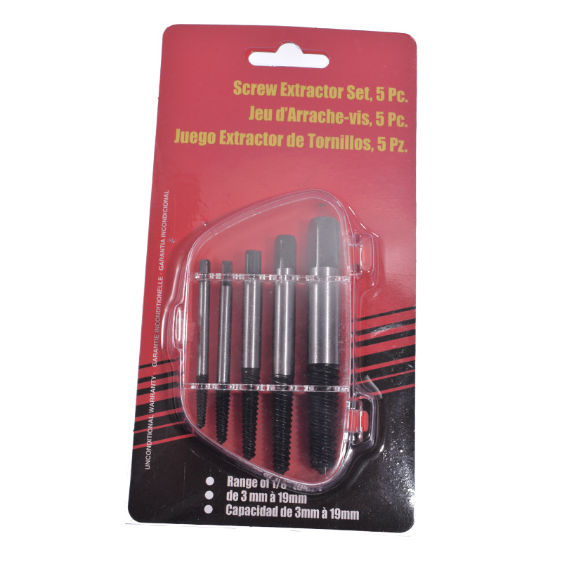 5 Unids roto Extractor de alambre en caja de dientes deslizantes dañado herramienta de eliminación de tornillo de cabeza rota extractor de tornillo de ventas directas de la fábrica image 6