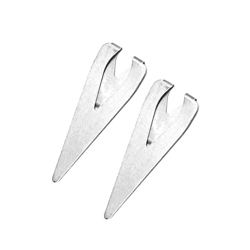 Stagton metal hueco en forma de corazón marcador posicionamiento etiqueta de fábrica de tres colores patente al por mayor productos de negocios creativos