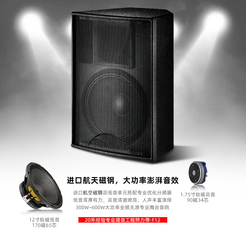 Directo de fábrica de 12 pulgadas de audio profesional traje de karaoke de la familia traje de audio bar KTV