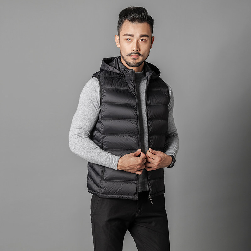 Chaleco acolchado de algodón para hombre — cálido, ligero, estilo casual corto, moda de invierno