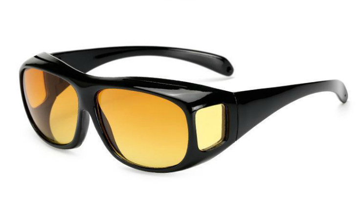 밝은 블랙 프레임 더블 옐로우