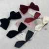 Black hairgrip with bow, hair rope, hair accessory, hairpins, Japanese and Korean