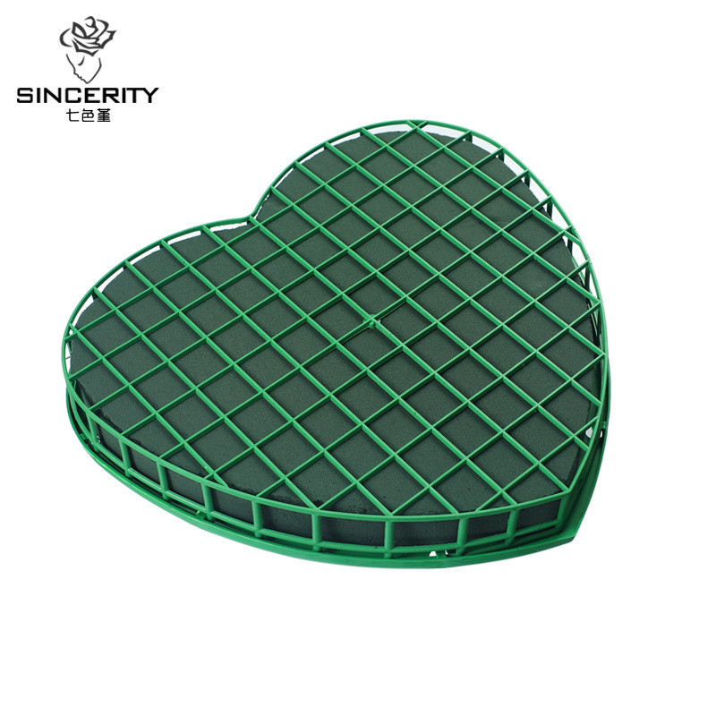 Flor de barro boda coche flor de barro con ventosa arreglo floral rectangular en forma de corazón en forma de V flor barro decoración suministros