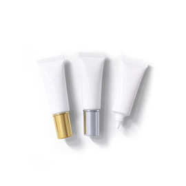【现货】白色10g化妆品软管10ml试用分装瓶药膏尖头软管眼霜PE瓶