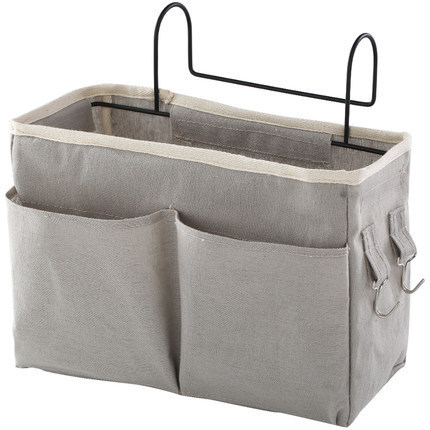 Nuevo dormitorio estudiante de almacenamiento de noche bolsa colgante canasta de almacenamiento impermeable de lona tela de lino de algodón Estilo nórdico dormitorio bolsa de almacenamiento