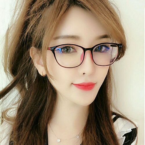 Anti-radiation and anti-blue light glasses for women's mobile phone glasses, anti-blue light and non-prescription flat glasses for mobile phone and computer glasses