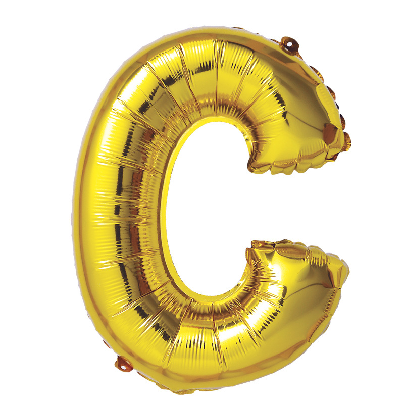 En stock carta globo de aluminio 18 pulgadas cuerpo de grasa fiesta de cumpleaños globo de aluminio lugar diseño de papel de aluminio globo caliente venta