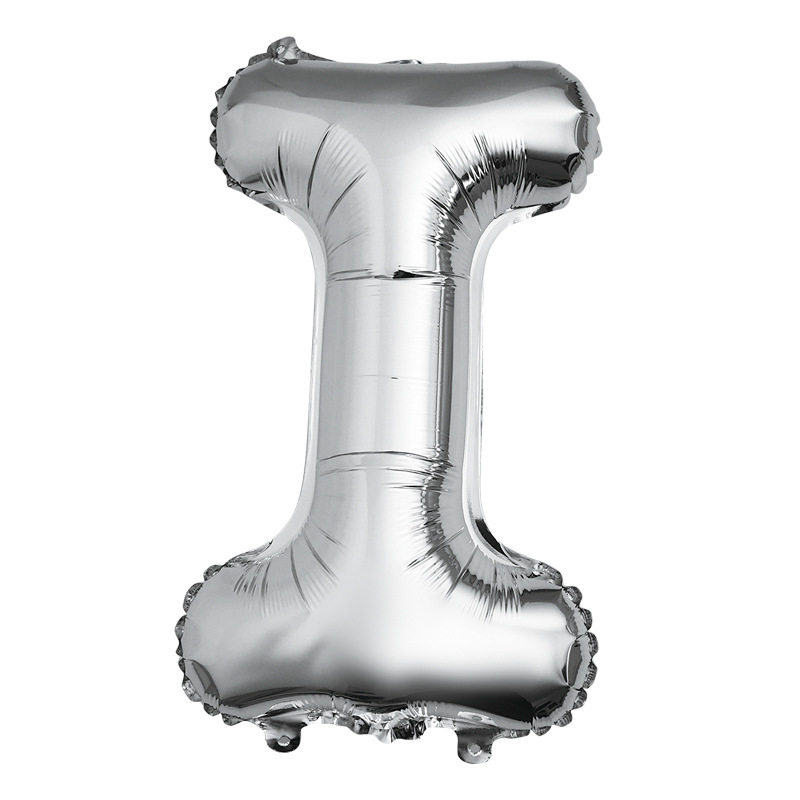 En stock carta globo de aluminio 18 pulgadas cuerpo de grasa fiesta de cumpleaños globo de aluminio lugar diseño de papel de aluminio globo caliente venta