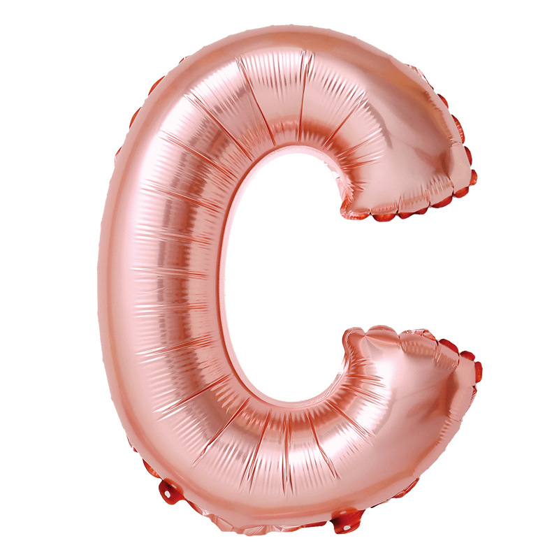 En stock carta globo de aluminio 18 pulgadas cuerpo de grasa fiesta de cumpleaños globo de aluminio lugar diseño de papel de aluminio globo caliente venta