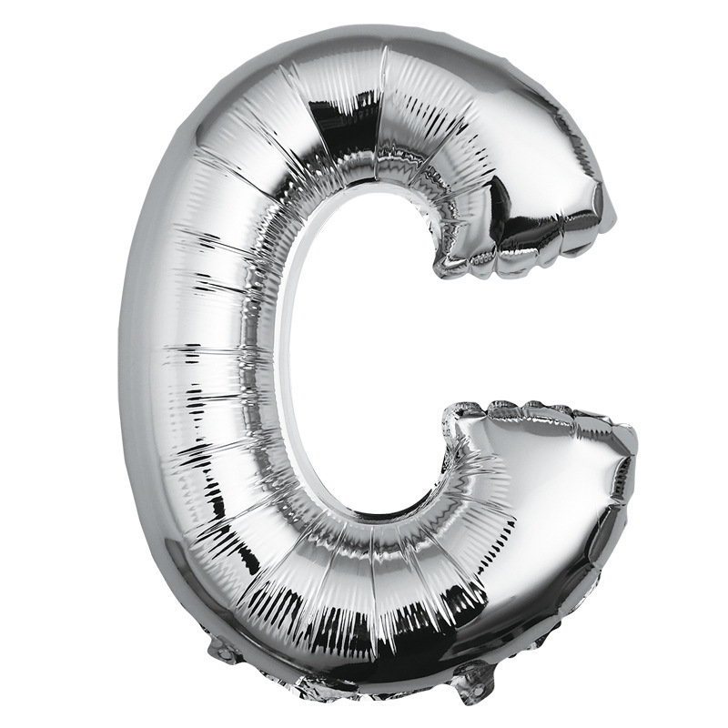 En stock carta globo de aluminio 18 pulgadas cuerpo de grasa fiesta de cumpleaños globo de aluminio lugar diseño de papel de aluminio globo caliente venta