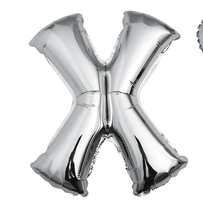 En stock carta globo de aluminio 18 pulgadas cuerpo de grasa fiesta de cumpleaños globo de aluminio lugar diseño de papel de aluminio globo caliente venta
