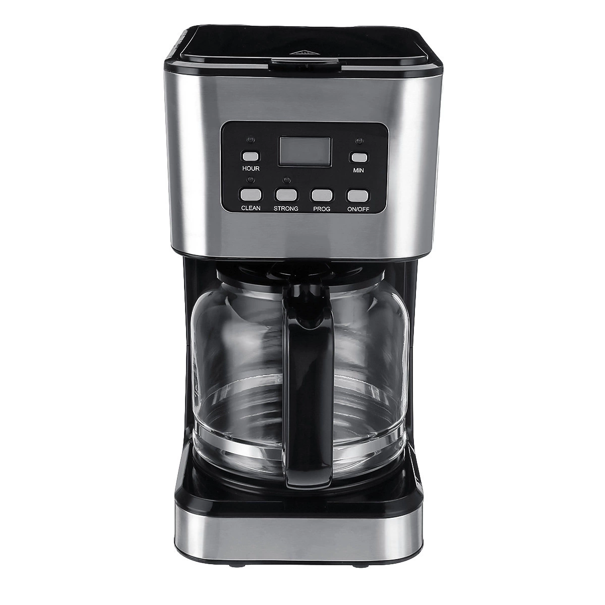 Automatic drip coffee machine, fully automatic American style, 12‑cup, 110/220 V