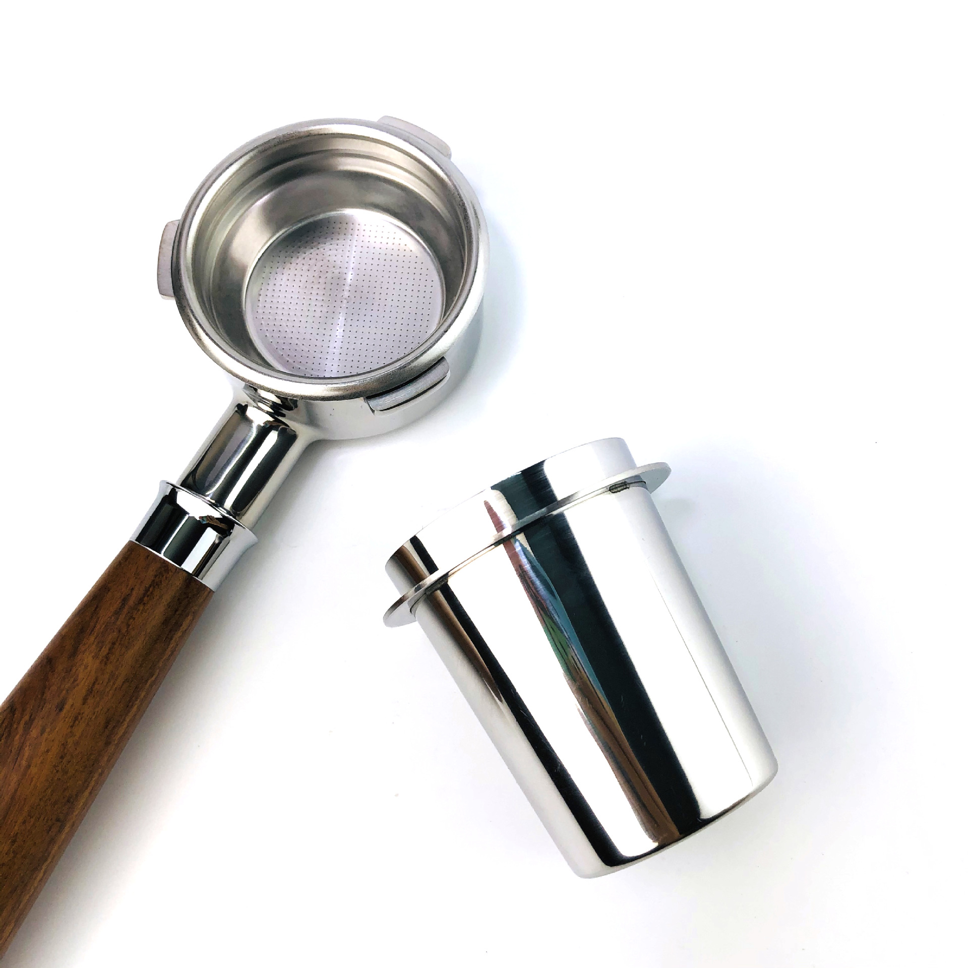 Nicho de frijol molinillo de polvo conector COMPAK R120 molinillo de frijol en polvo taza de café de la máquina de mango taza de polvo