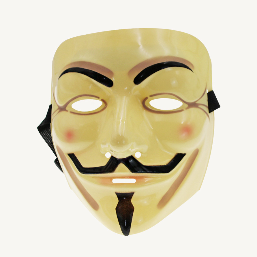 Gran danza fantasma de Halloween en forma de V máscara negro vintage vendetta oro y plata misma máscara facial bola máscara de vestir image 9