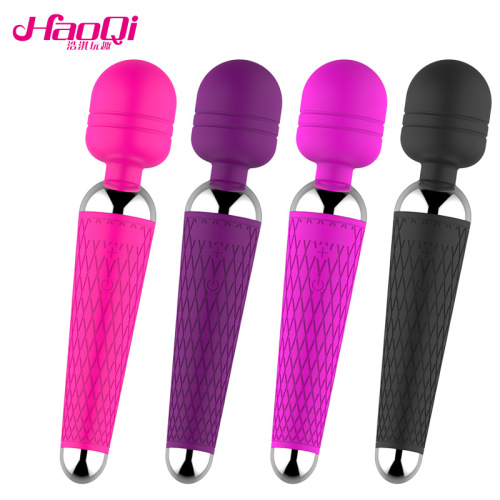 Haoqi fun vibrator rechargeable AV stick female masturbation device massage stick adult sex toy manufacturer wholesale