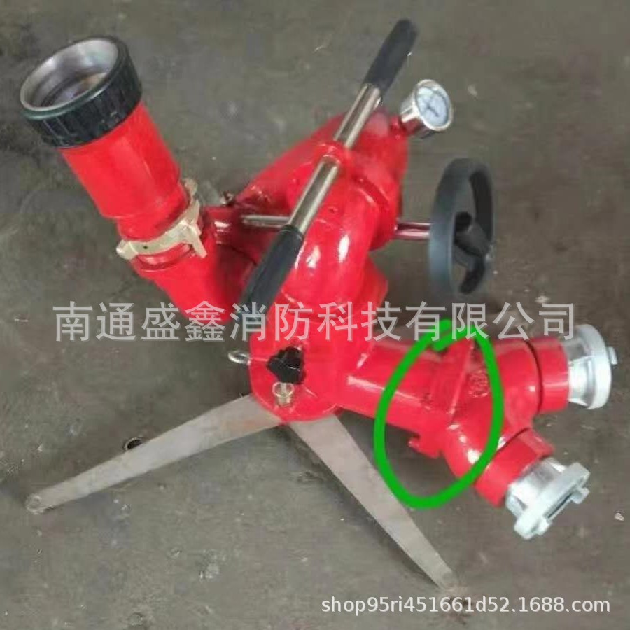 移动式消防炮南通盛鑫厂价销售流量可调节PSY30-50手推移动消防炮
