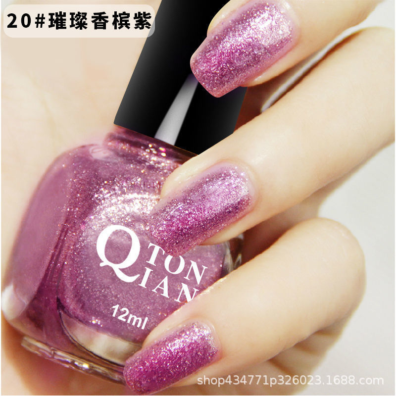 62 Colors No-Bake Nail Polish Oily Non-Peelable Bright Champagne Purple Mars Gray Charming Glitter Purple Mercerized Princess 62 Colors No-Bake Nail Polish Oily Non-Peelable Bright Champagne Purple Mars Gray Charming Glitter Purple Mercerized Princess
