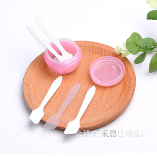 Natural White Transparent Picking Stick Cosmetics Cream Dispensing Spoon Plastic PP Dispensing Tool Manufacturer in Stock