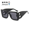 Fashionable retro square sunglasses, brand glasses, European style