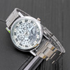 Metal quartz watches, fashionable mechanical watch, Birthday gift, wholesale, Korean style