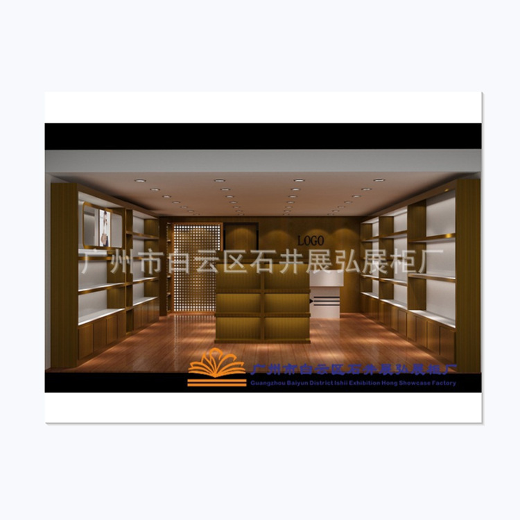 广州烤漆展柜厂茶叶展示柜红酒专业制作落地式陈列跨境出口专供