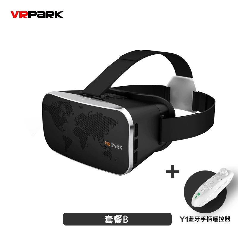 VR headset VRPARK V6, 4K mobile-compatible Bluetooth helmet, panoramic 3D, iOS/Android