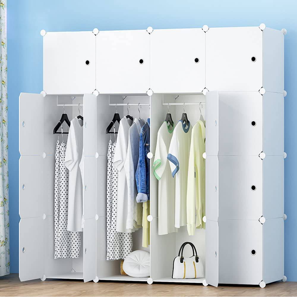 Combination Wardrobe Simple Plastic Storage Cabinet Modern Minimalist Bedroom Wardrobe Foldable Storage Nordic Simple