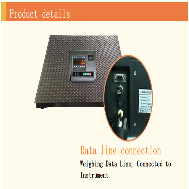 上海耀华3吨地磅英文平台秤kg/ib电子地磅秤XK3190-A12E电子地磅