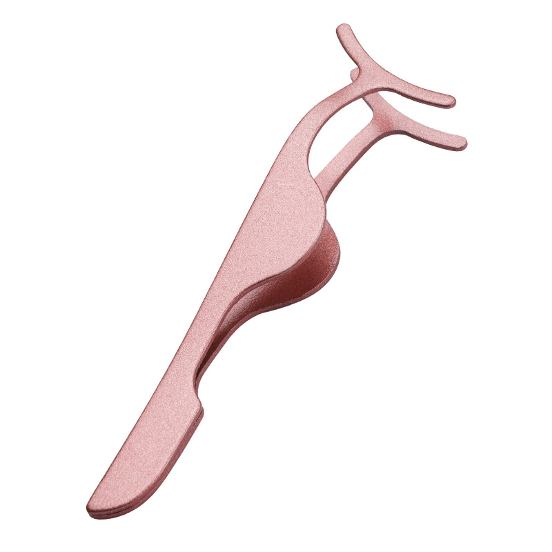 Fijación de pestañas falsas pinzas auxiliares de clip maquillaje maquillaje de belleza fijación fijación de pestañas de una tira fijación de pestañas planas en forma de arco ensanchamiento clip image 10