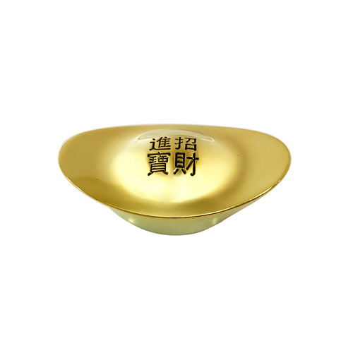 Wholesale solid copper ingots, gold ingots, brass ingots, handicrafts, home crafts
