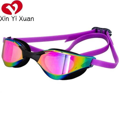 Competition Goggles Outdoor Swimming Pool Unisex Training Swimming Glasses Adult Speed Silicone Anti-Fog Electroplated Goggles