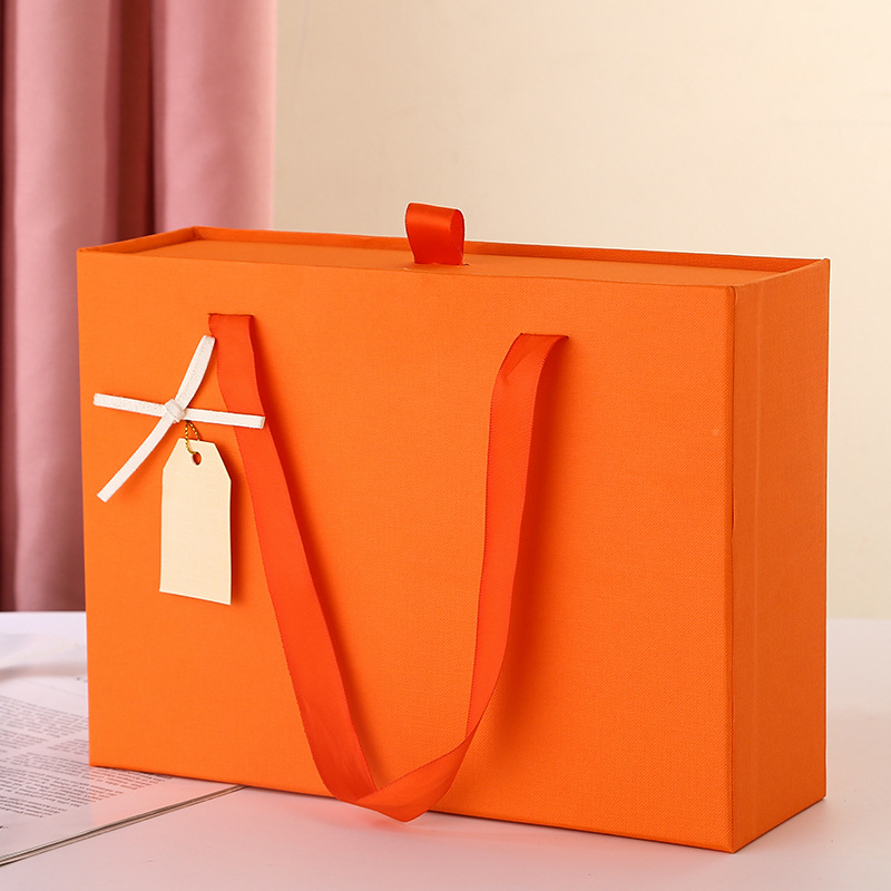 Bufanda de los hombres caja de regalo bufanda rectangular caja de regalo de cumpleaños ropa embalaje caja de regalo cajón mano