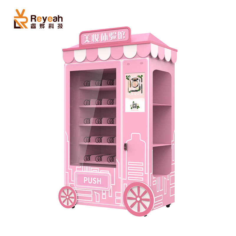 Los fabricantes de máquinas expendedoras de productos de belleza suministran directamente máquinas de belleza para salones de belleza y mostradores para ventas minoristas, con pago mediante código QR.