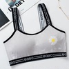 Underwear, wireless bra for elementary school students, top with cups, comfortable T-shirt, breathable protective underware, vest