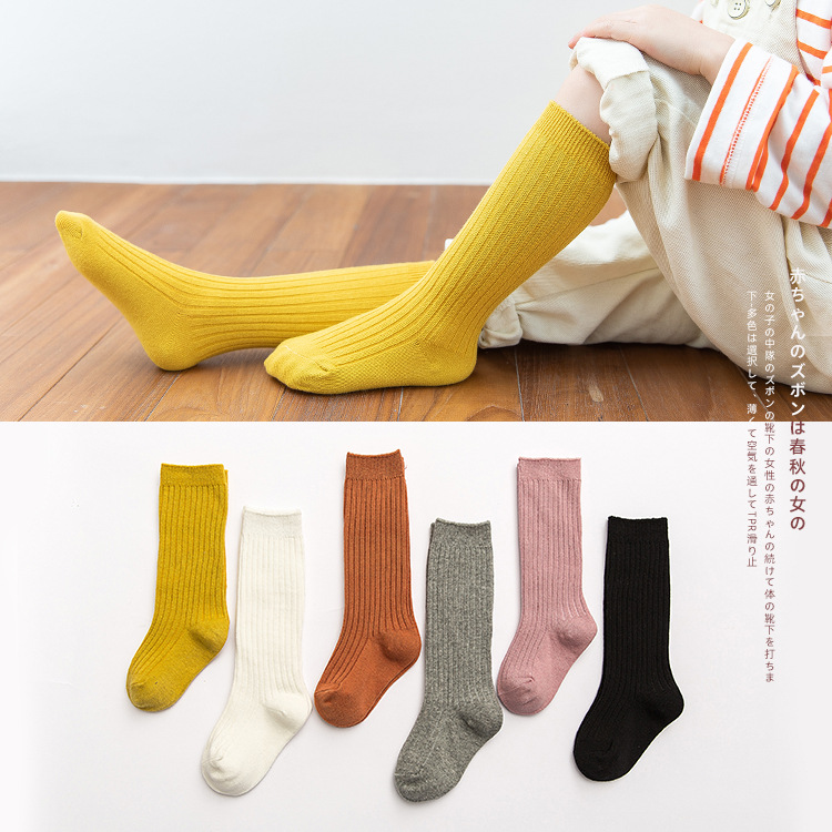Breathable summer children's knee socks for men and women girl's