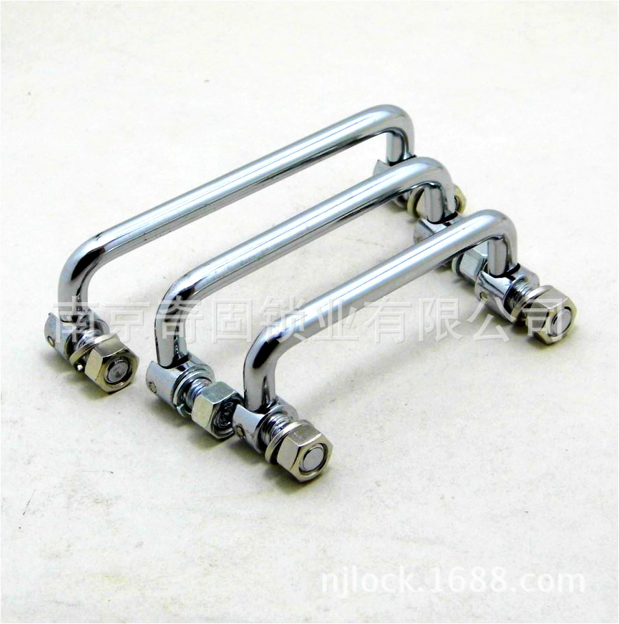 拆叠拉手LS506孔距100 金属工业拉手 机箱机柜门拉手电柜提手