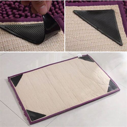 Factory direct sales carpet anti-slip fixed patch triangular patch household environmentally friendly floor mat carpet pu nano anti-slip patch