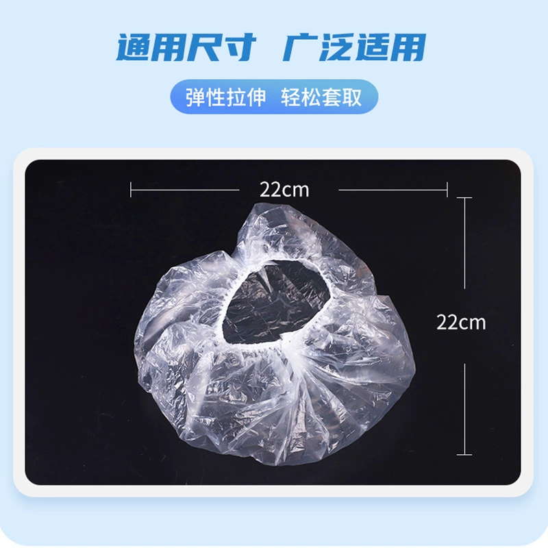 Disposable waterproof shower cap, helmet, hat, hair cap