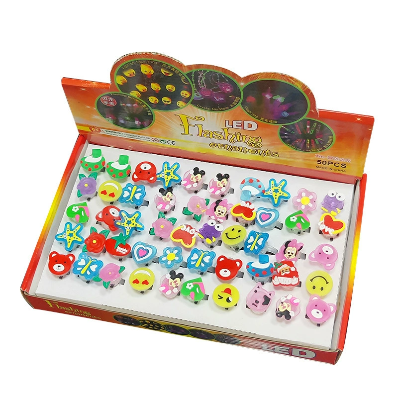 Flashing children's ring for early age, Birthday gift, wholesale