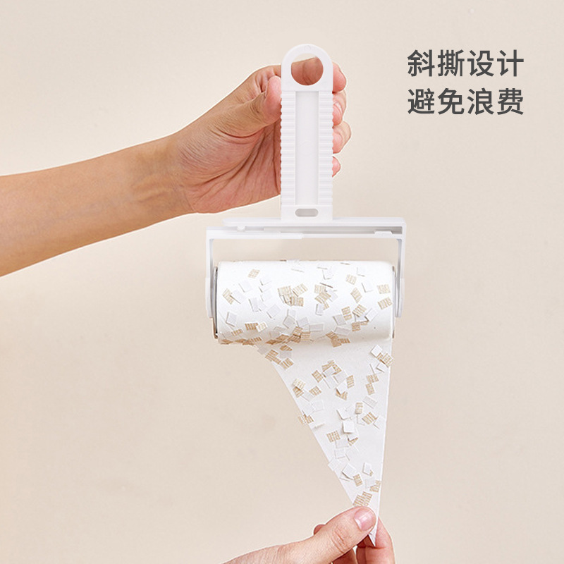 10cm粘着式毛取りロール紙卸売、剥がせるローラーブラシ紙芯交換用、クリーニングペーパー16cm、粘着式ダストロール紙24cm|undefined