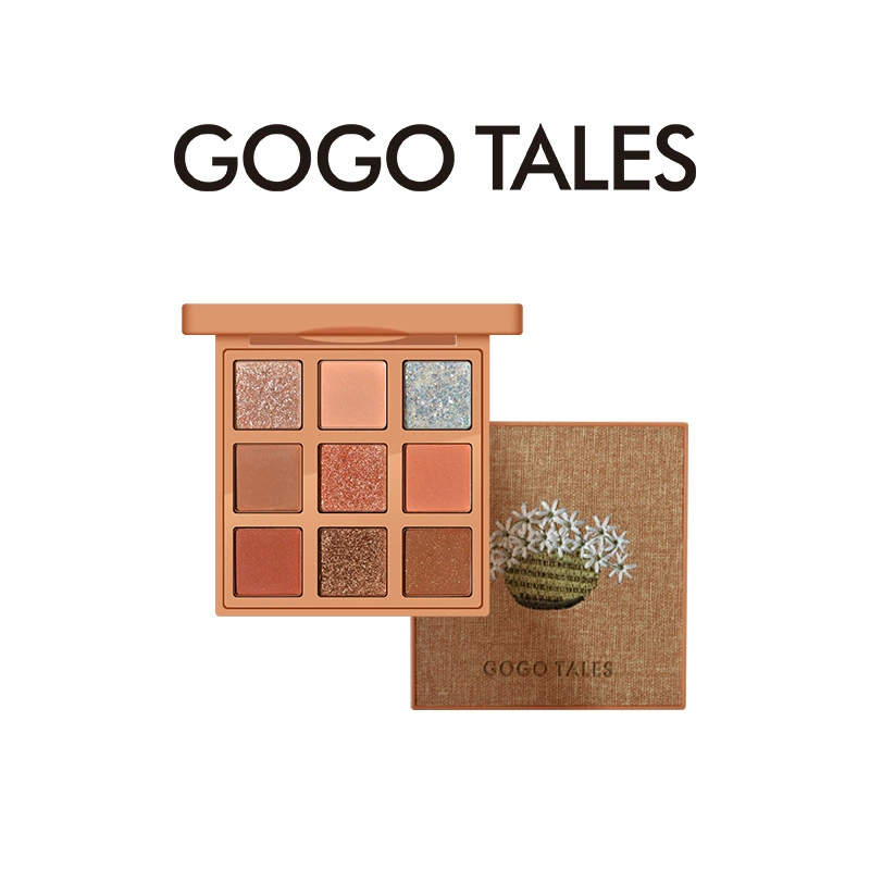 Gogotalesgogo танец восхищение бархатная палетка теней девять цветов, жемчужный земляной оттенок, nude макияж жизненная энергия
