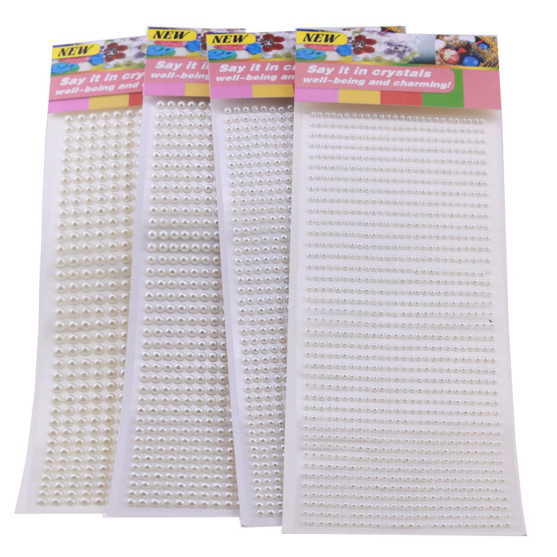 3.4.5.6MM Hemisphere Pearl Sticker Acrylic Half Beads Whole Adhesive DIY Decorative Accessories Pearl White 3.4.5.6MM Hemisphere Pearl Sticker Acrylic Half Beads Whole Adhesive DIY Decorative Accessories Pearl White
