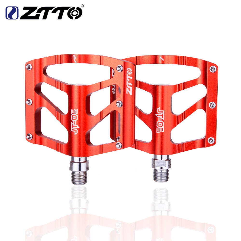 Bicicleta de montaña ZTTO pedal de aleación de aluminio pelin pedal sellado rodamiento DU pedal accesorios de bicicleta