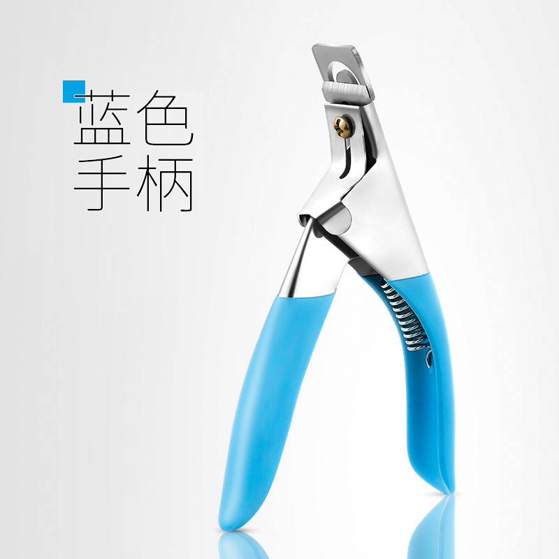 Tijeras de uñas cuchillo de uñas salón de uñas especial en forma de U extensión de fototerapia herramienta de tijeras de uñas para manicura recorte de uñas falsas